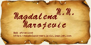 Magdalena Marojević vizit kartica